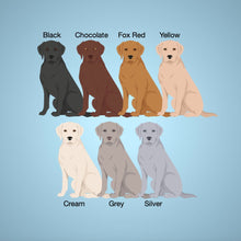Load image into Gallery viewer, Labrador Retriever tote bag personalized