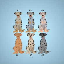 Load image into Gallery viewer, American Leopard Dog tote bag personalized