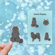 Load image into Gallery viewer, Icelandic Sheepdog Vinyl Sticker Set