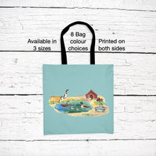 Load image into Gallery viewer, Ducks in Pond Tote Bag