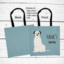 Load image into Gallery viewer, Dogo Argentino tote bag personalized
