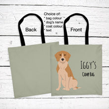 Load image into Gallery viewer, English Foxhound tote bag personalized