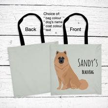 Load image into Gallery viewer, Eurasier tote bag personalized