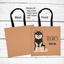 Load image into Gallery viewer, Finnish Lapphund tote bag personalized
