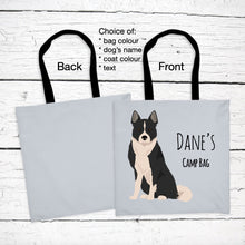 Load image into Gallery viewer, Karelian Bear Dog tote bag personalized