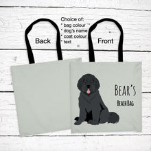 Load image into Gallery viewer, Newfoundland tote bag personalized