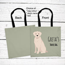 Load image into Gallery viewer, Akbash tote bag personalized