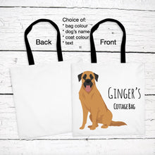 Load image into Gallery viewer, Anatolian Shepherd tote bag personalized