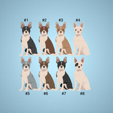 Load image into Gallery viewer, Boston Terrier tote bag personalized