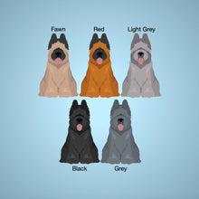 Load image into Gallery viewer, Briard tote bag personalized