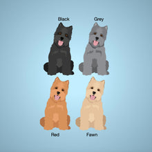 Load image into Gallery viewer, Cairn Terrier tote bag personalized