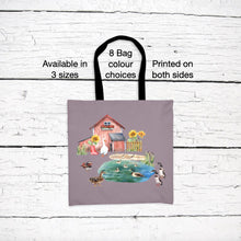Load image into Gallery viewer, Ducks on Farm Tote Bag