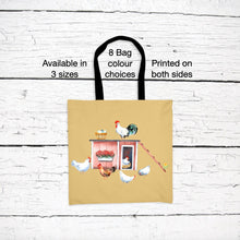 Load image into Gallery viewer, Chicken Coop Tote Bag