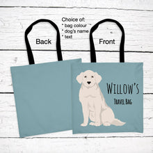 Load image into Gallery viewer, Kuvasz tote bag personalized