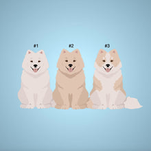Load image into Gallery viewer, Samoyed tote bag personalized