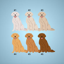 Load image into Gallery viewer, Golden Retriever key wristlet