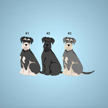 Load image into Gallery viewer, Giant Schnauzer (natural) key wristlet