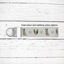 Load image into Gallery viewer, Australian Cattle Dog key wristlet