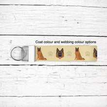 Load image into Gallery viewer, Belgian Tervuren key wristlet