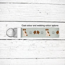 Load image into Gallery viewer, Brittany Spaniel key wristlet