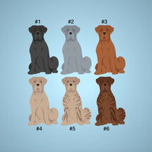 Load image into Gallery viewer, Cane Corso (natural ears) key wristlet