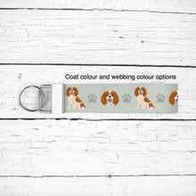Load image into Gallery viewer, Cavalier King Charles Spaniel key wristlet