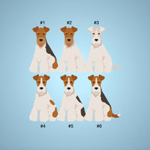 Load image into Gallery viewer, Wire Fox Terrier key wristlet