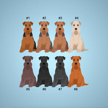 Load image into Gallery viewer, Airedale Terrier ornament personalized