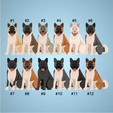 Load image into Gallery viewer, Akita ornament personalized