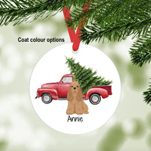 Load image into Gallery viewer, American Cocker Spaniel ornament personalized