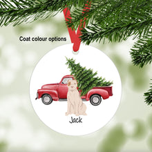 Load image into Gallery viewer, American Staffordshire Terrier (cropped ears) ornament personalized