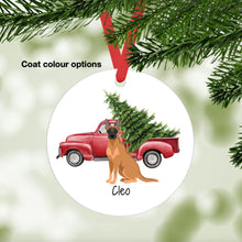 Load image into Gallery viewer, Belgian Malinois ornament personalized