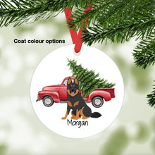 Load image into Gallery viewer, Bohemian Shepherd ornament personalized