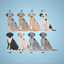 Load image into Gallery viewer, Catahoula Leopard Dog ornament personalized