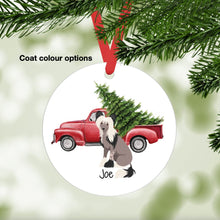 Load image into Gallery viewer, Chinese Crested ornament personalized
