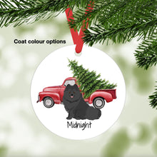 Load image into Gallery viewer, German Spitz ornament personalized