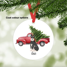 Load image into Gallery viewer, Giant Schnauzer (cropped and docked) ornament personalized