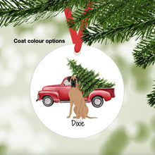 Load image into Gallery viewer, Great Dane (natural ears) ornament personalized