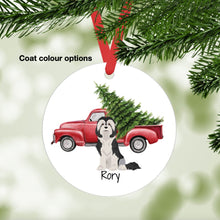 Load image into Gallery viewer, Lowchen ornament personalized