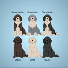 Load image into Gallery viewer, Portuguese Water Dog ornament personalized