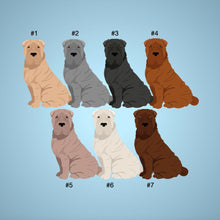 Load image into Gallery viewer, Shar Pei ornament personalized