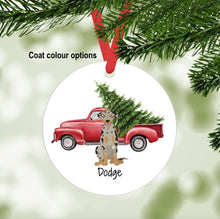 Load image into Gallery viewer, American Leopard Hound ornament personalized