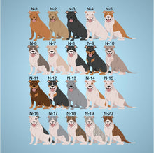 Load image into Gallery viewer, American Pitbull Terrier (natural ears) ornament personalized