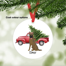 Load image into Gallery viewer, Dutch Shepherd ornament personalized