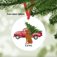 Load image into Gallery viewer, German Pinscher (natural ears) ornament personalized