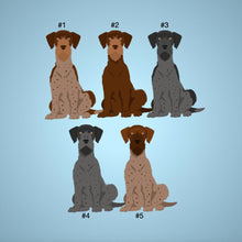 Load image into Gallery viewer, German Wirehaired Pointer ornament personalized