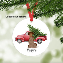 Load image into Gallery viewer, German Wirehaired Pointer ornament personalized