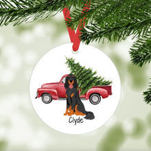 Load image into Gallery viewer, Gordon Setter ornament personalized
