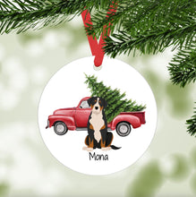 Load image into Gallery viewer, Greater Swiss Mountain Dog ornament personalized