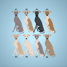 Load image into Gallery viewer, Italian Greyhound ornament personalized